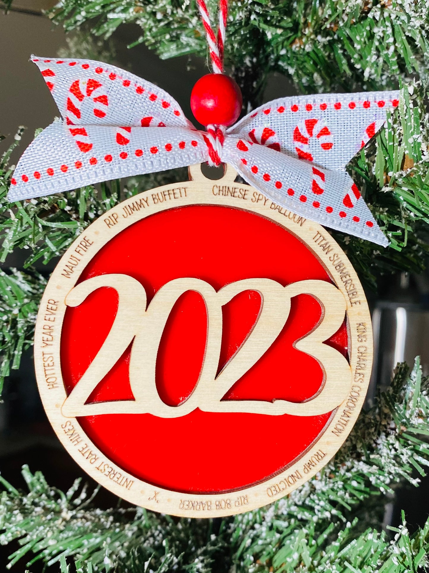 2023 Year in Review Ornament