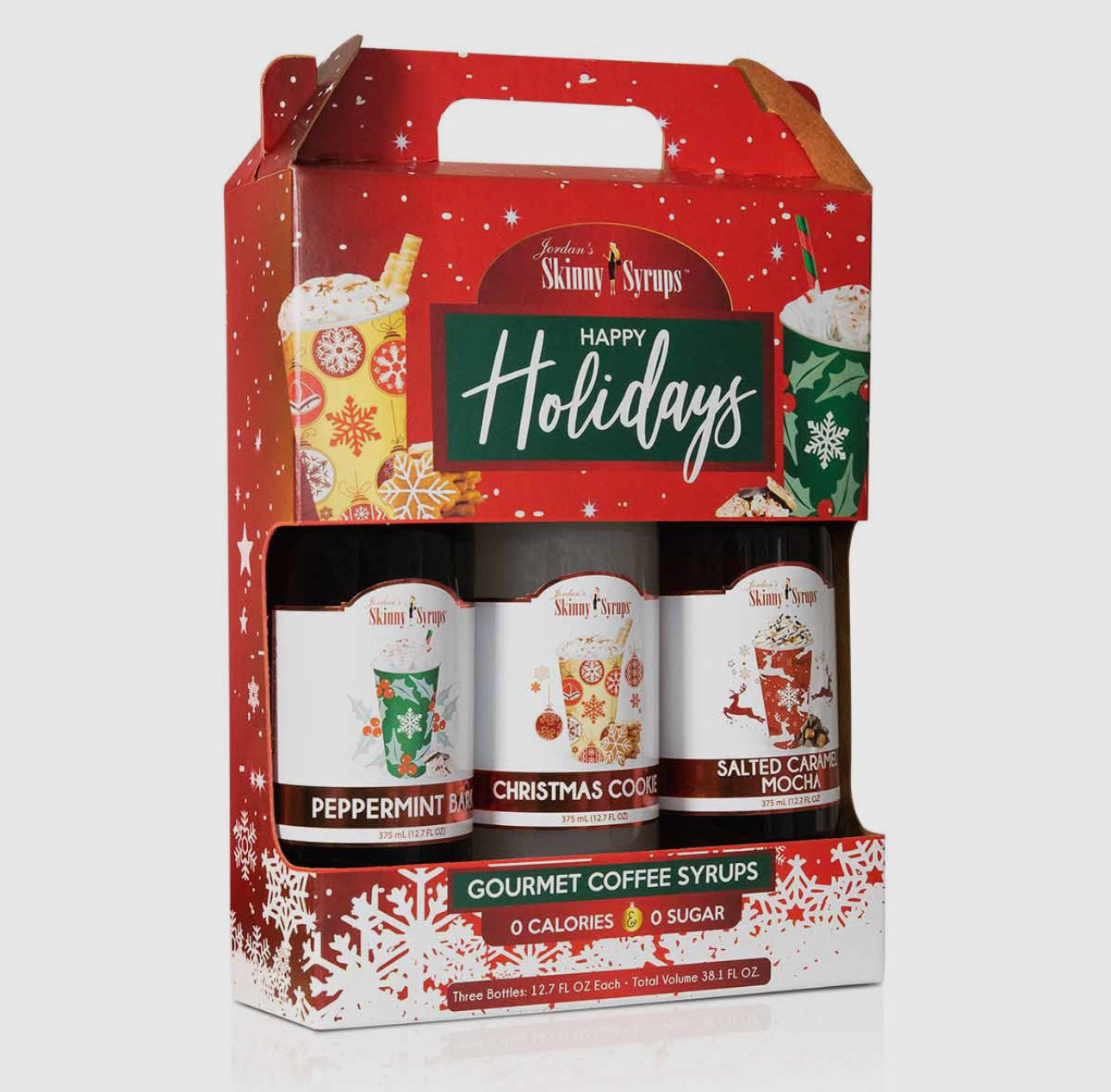Happy Holidays Syrup Trio Set - Sugar Free Gift Set