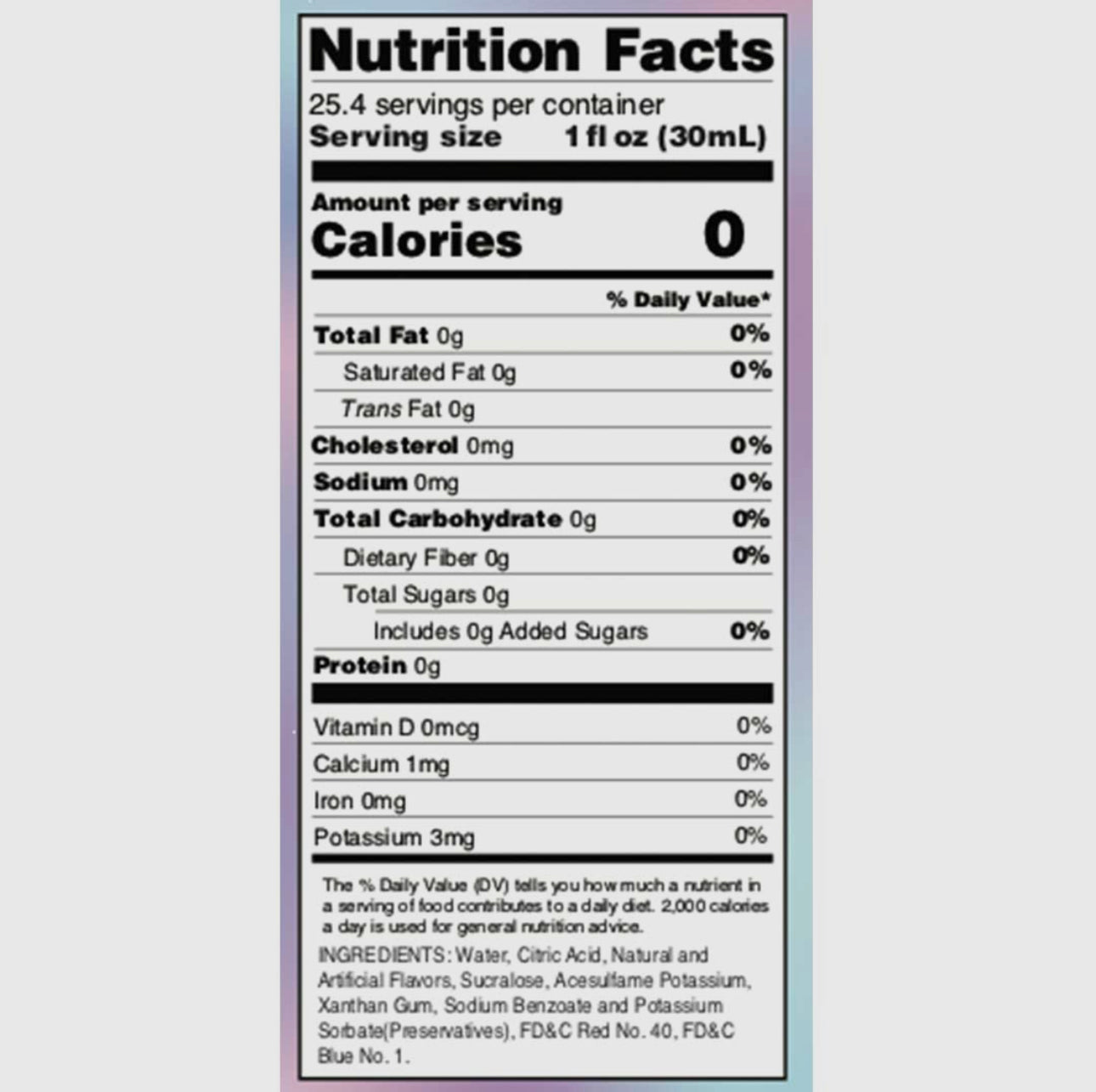 Sugar Free Unicorn Syrup