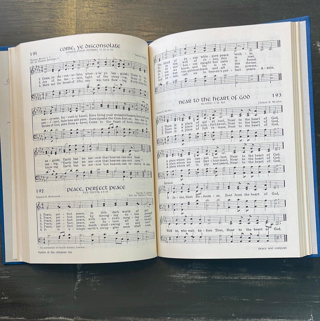 Crusader hymn book