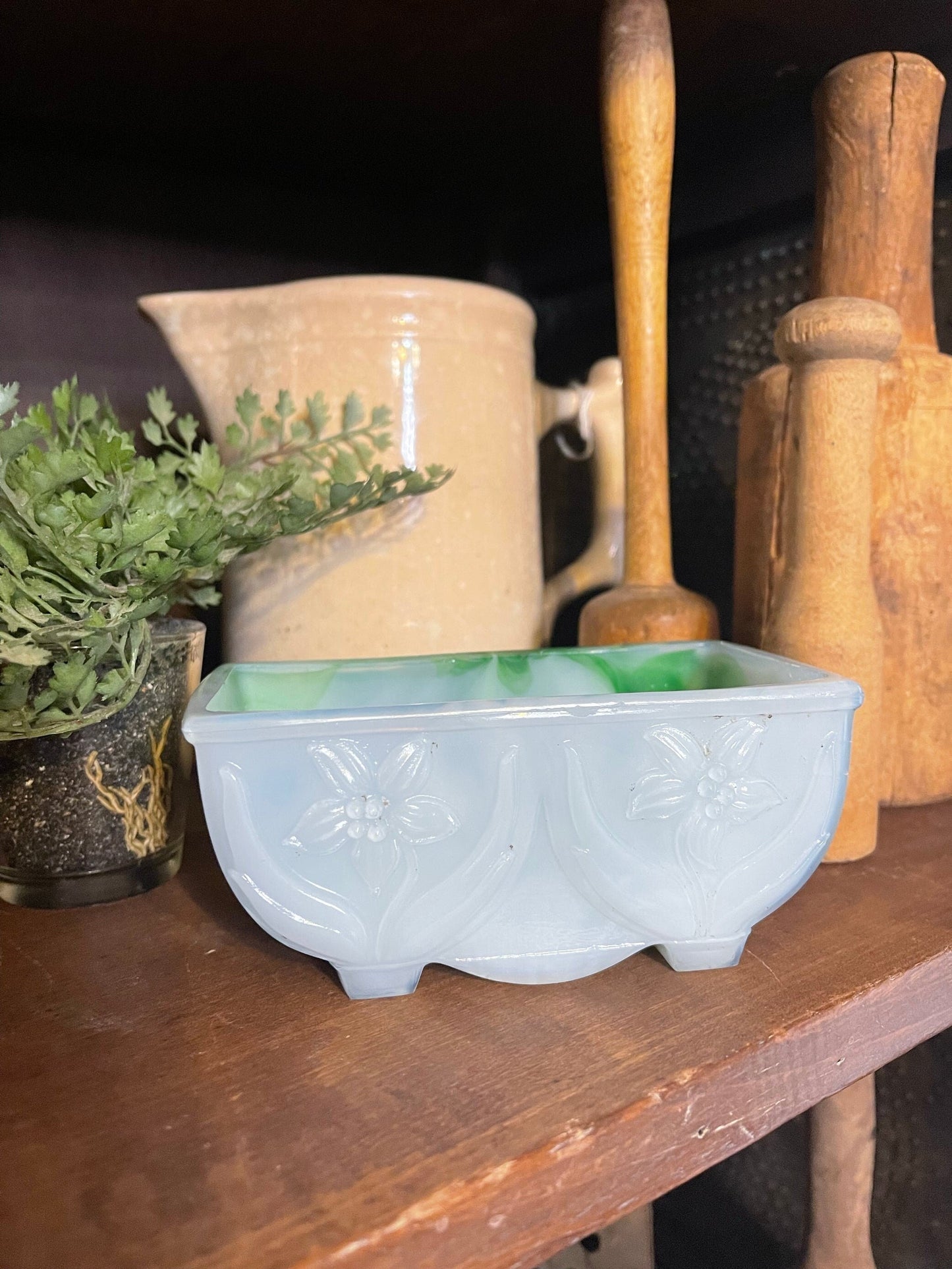 Akro Agate planter