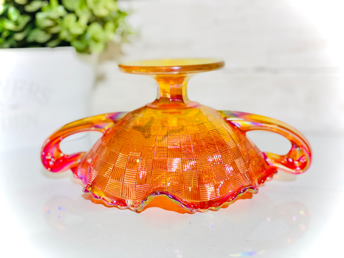 Fenton Marigold Bonbon Dish