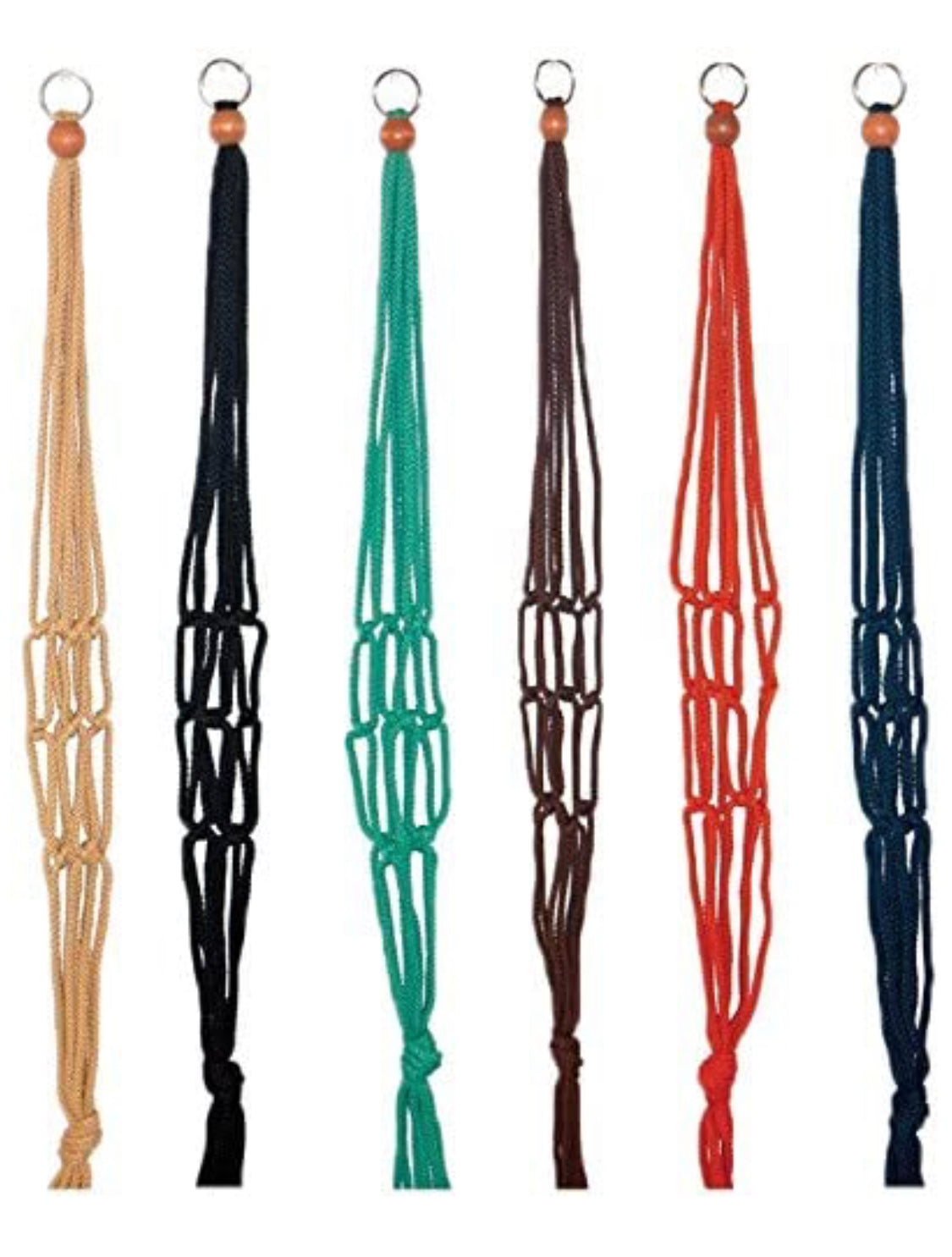 brown macrame plant hanger Macrame' Plant Hangers – The 606 Market