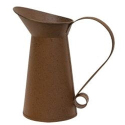 Rusty & Black Finish Small Pitcher