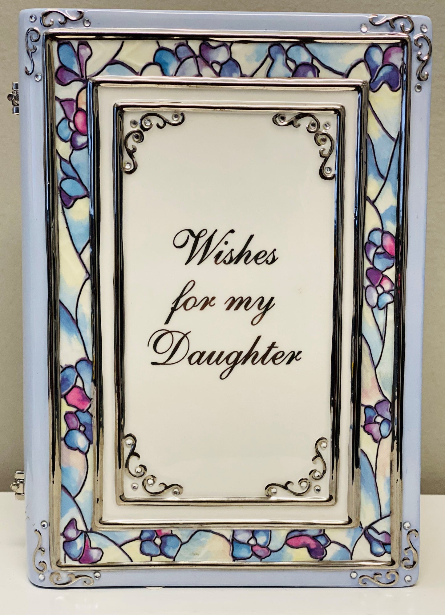 Ardleigh Elliott "Wishes for my Daughter" Heirloom Porcelain Musical Book