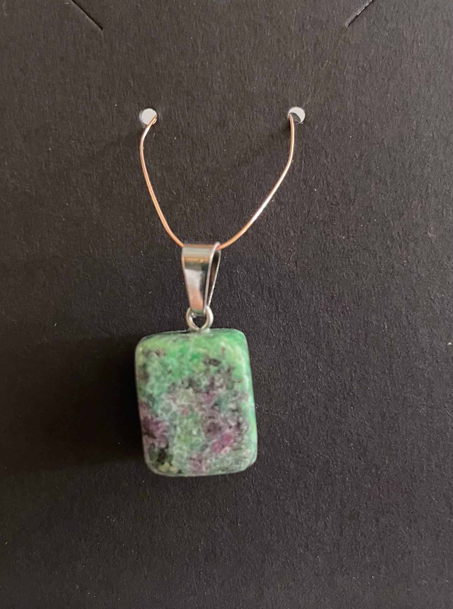 Ruby Zoisite Charm
