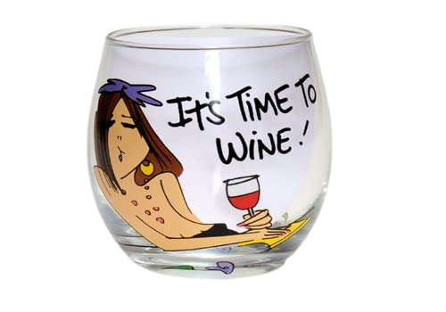 Tumbleweed Pottery Stemless Wine Glass