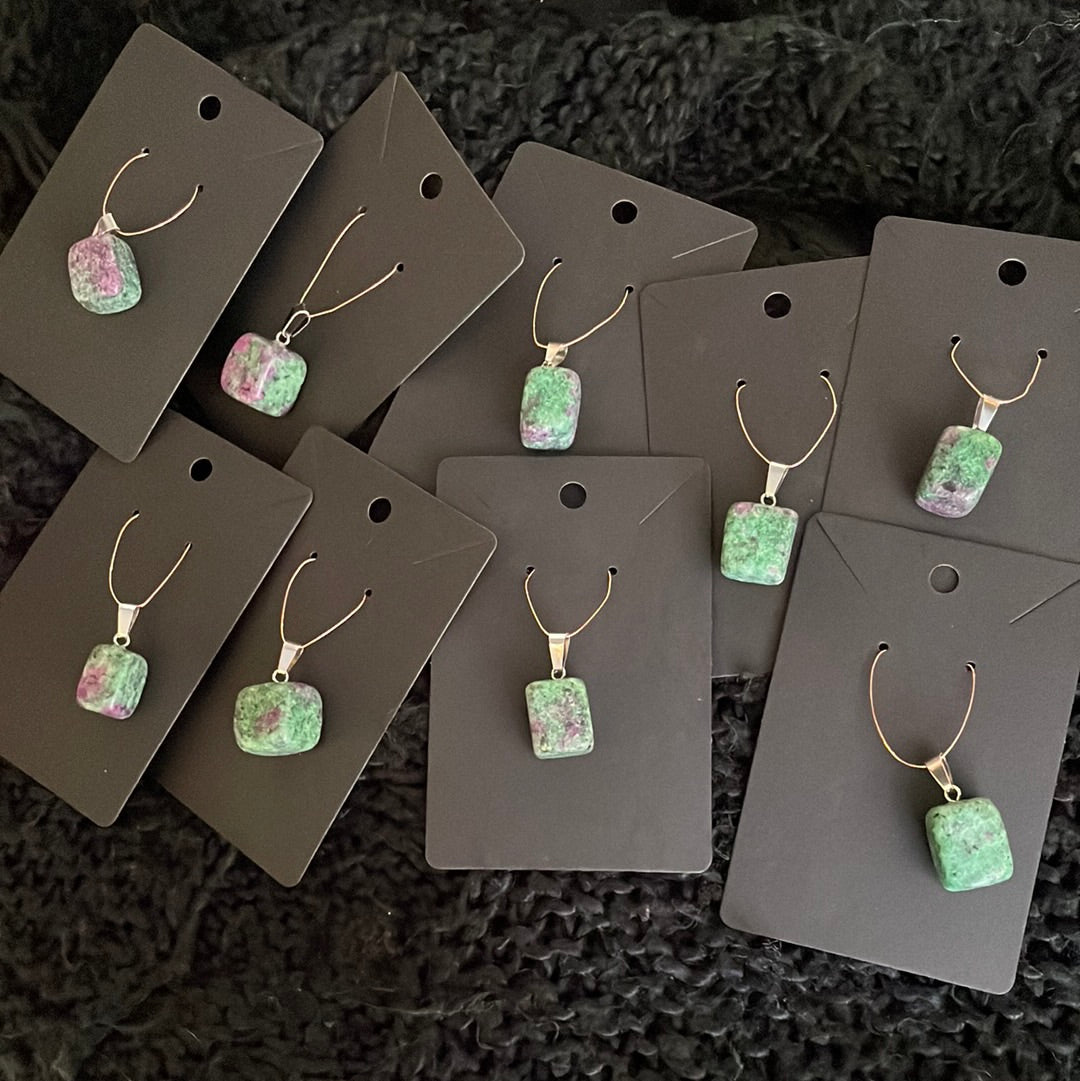 Ruby Zoisite Charm