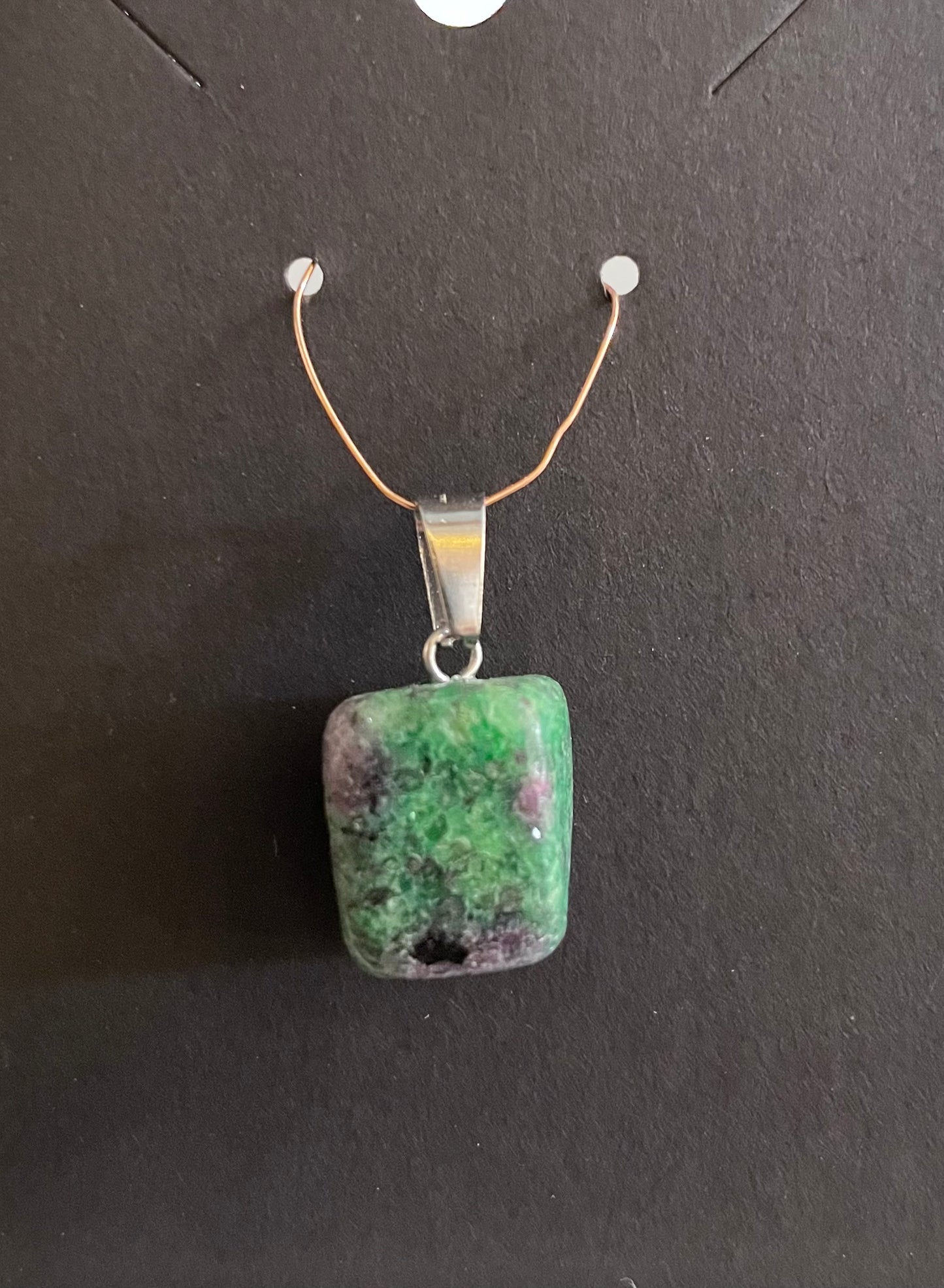 Ruby Zoisite Charm