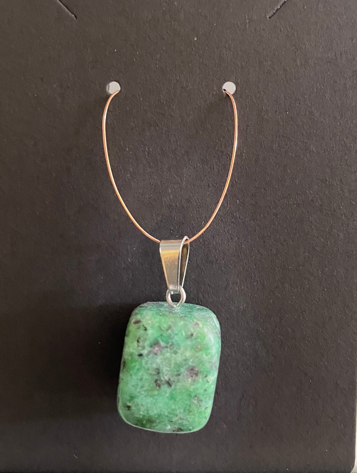 Ruby Zoisite Charm