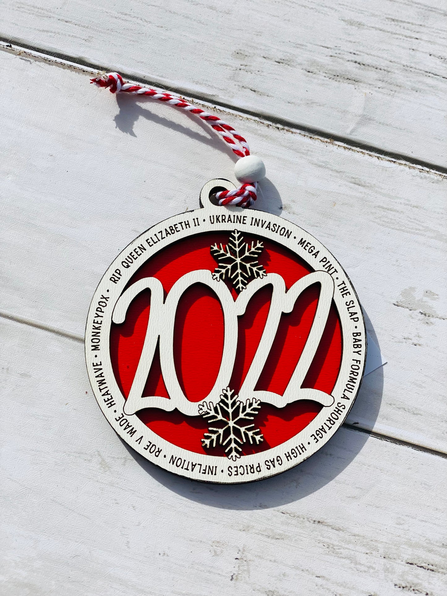 2022 Year in Review Ornament