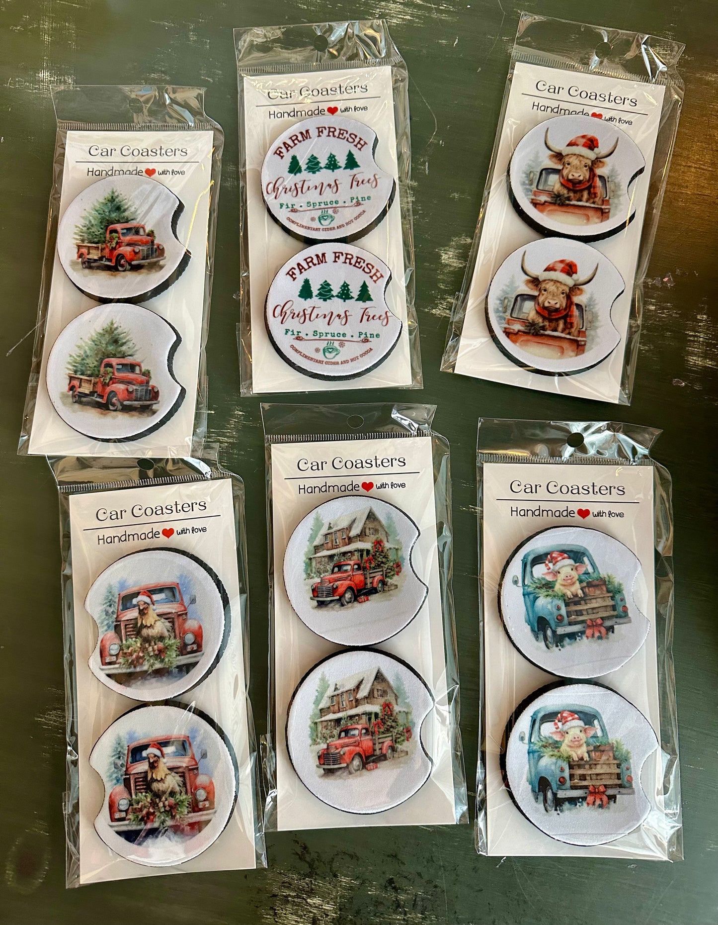 Car coaster set