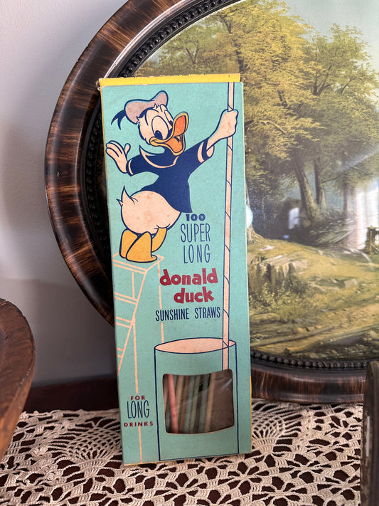 Donald Duck super long straws