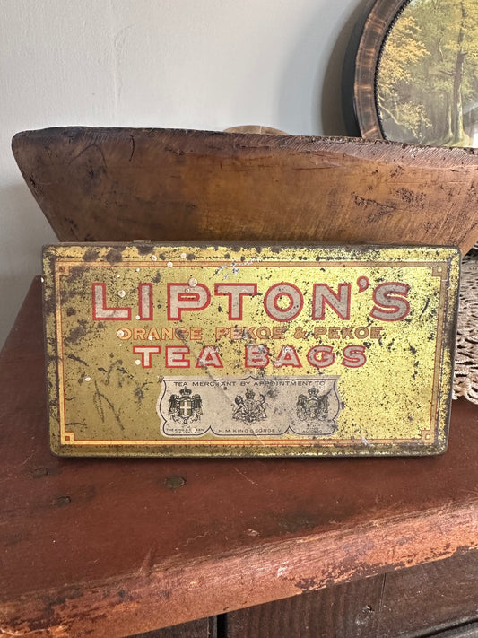 Lipton’s Tea Bags Tin