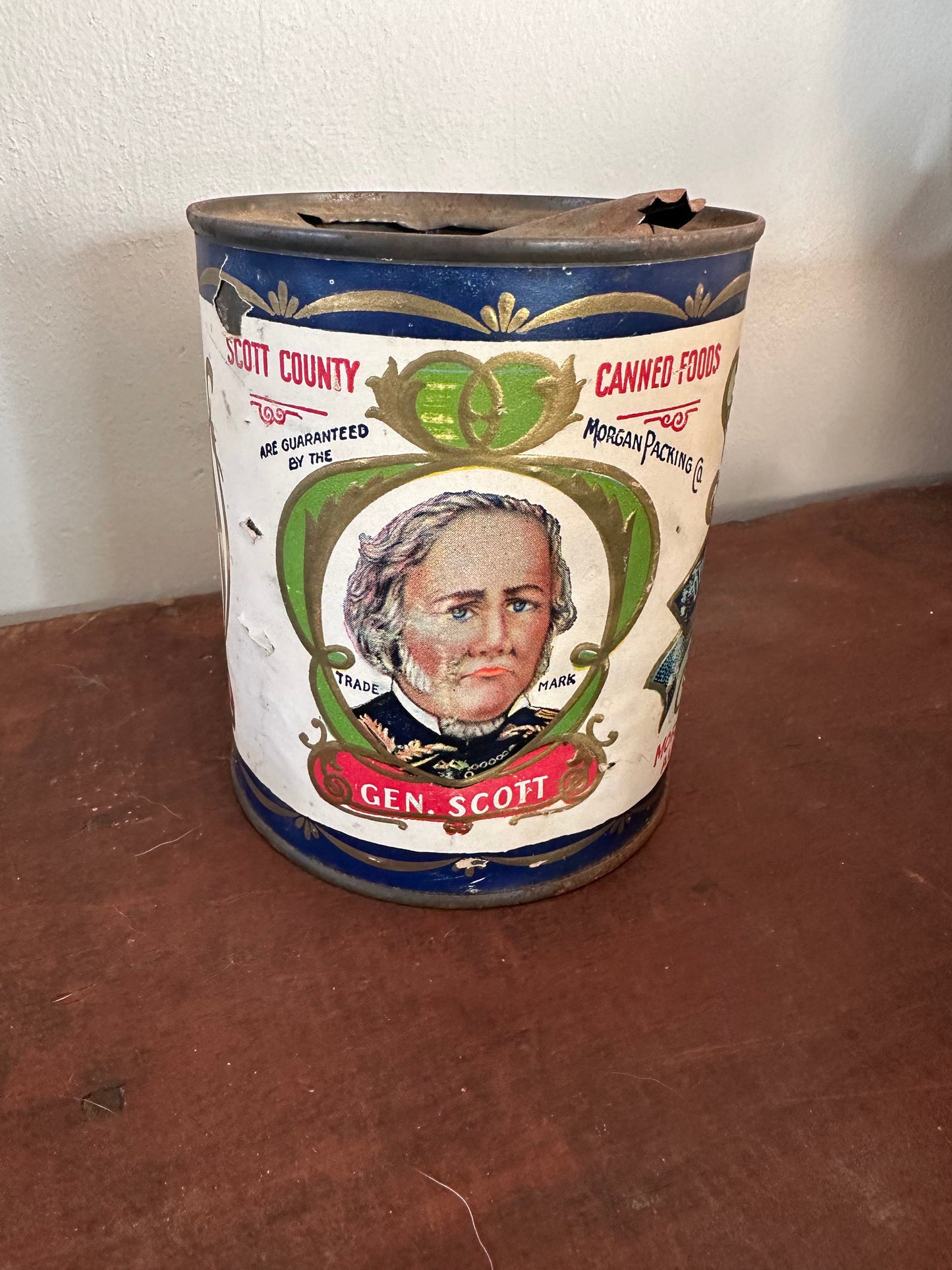 Scott Co Hominy Tin