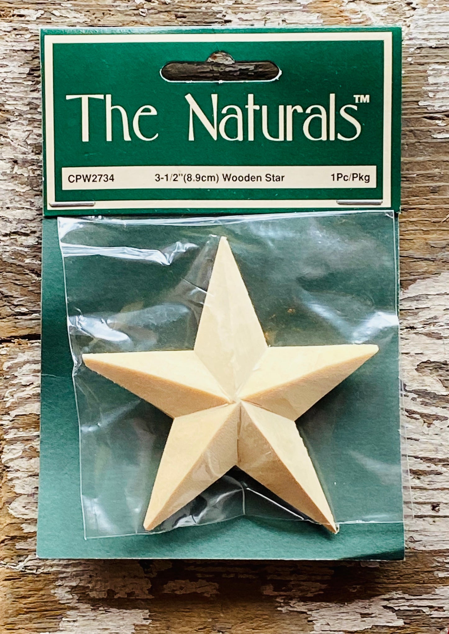 3.5" Wooden Star