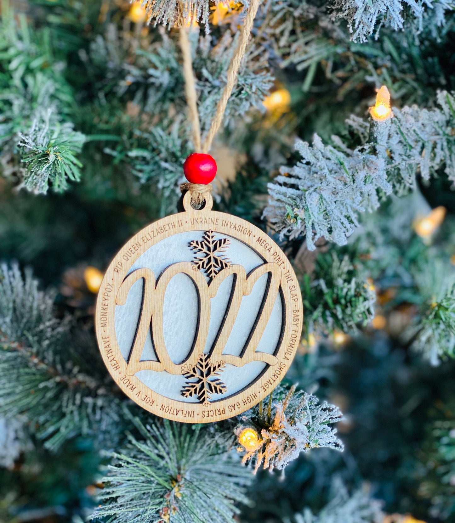 2022 Year in Review Ornament