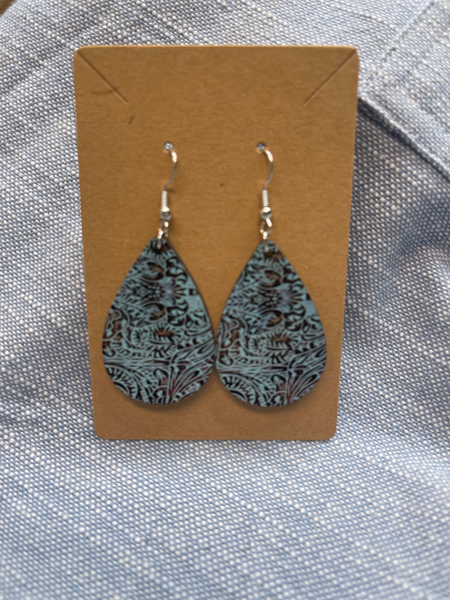 Western drop earrings